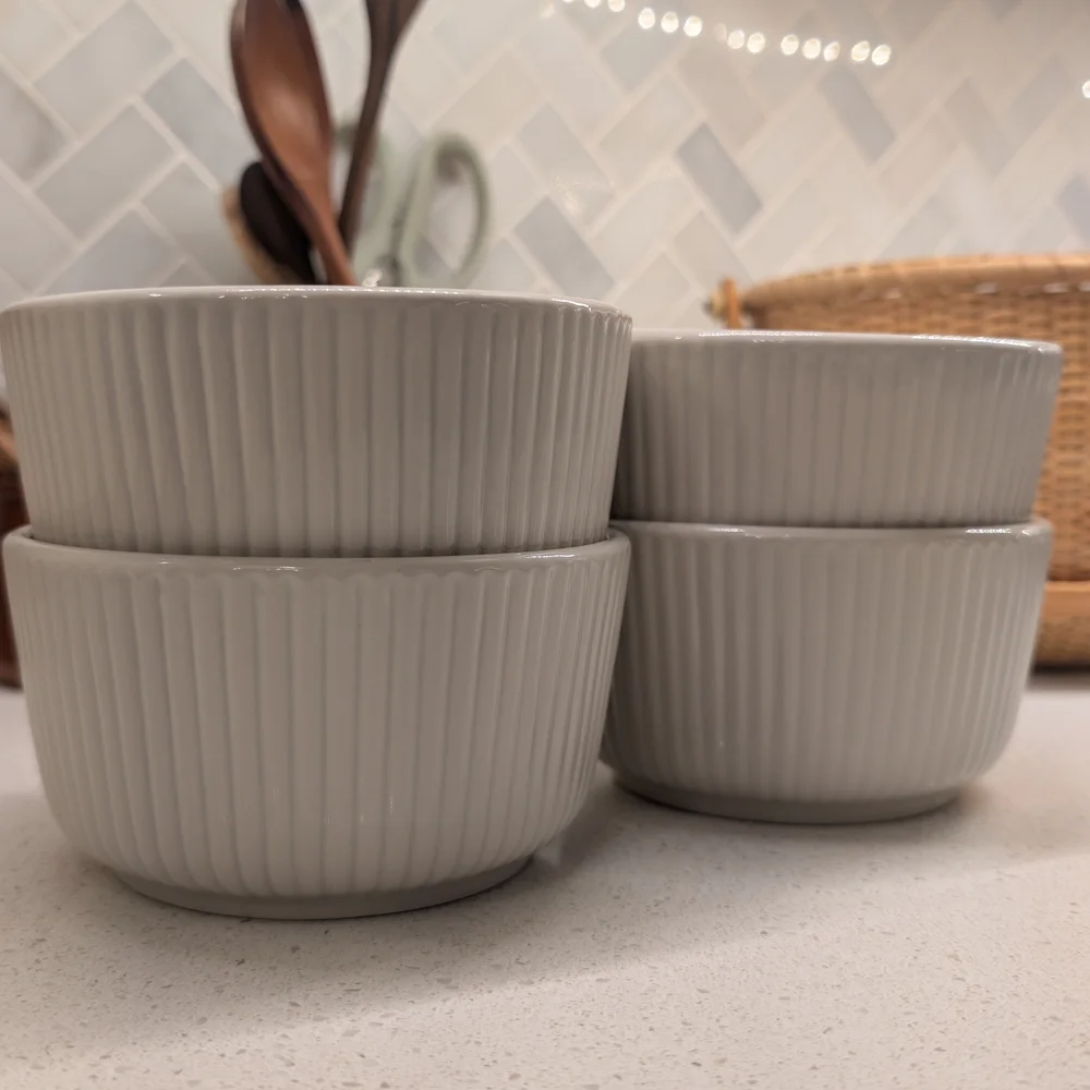 IKEA ANLEDNING Ribbed Bowls Set - Picture 2 of 8